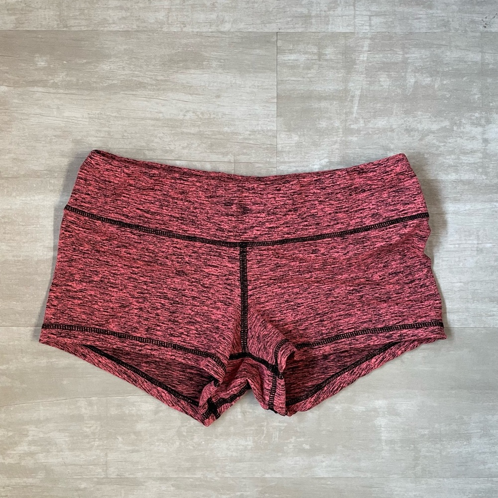 Fleo hot pink and black heather OG shorts